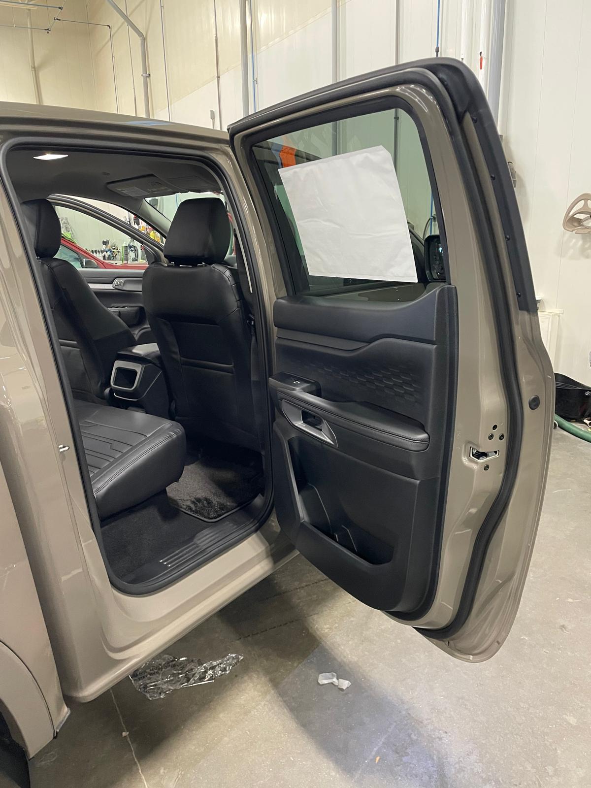 Clean vehicle interior seats and carpet after pet hair extraction