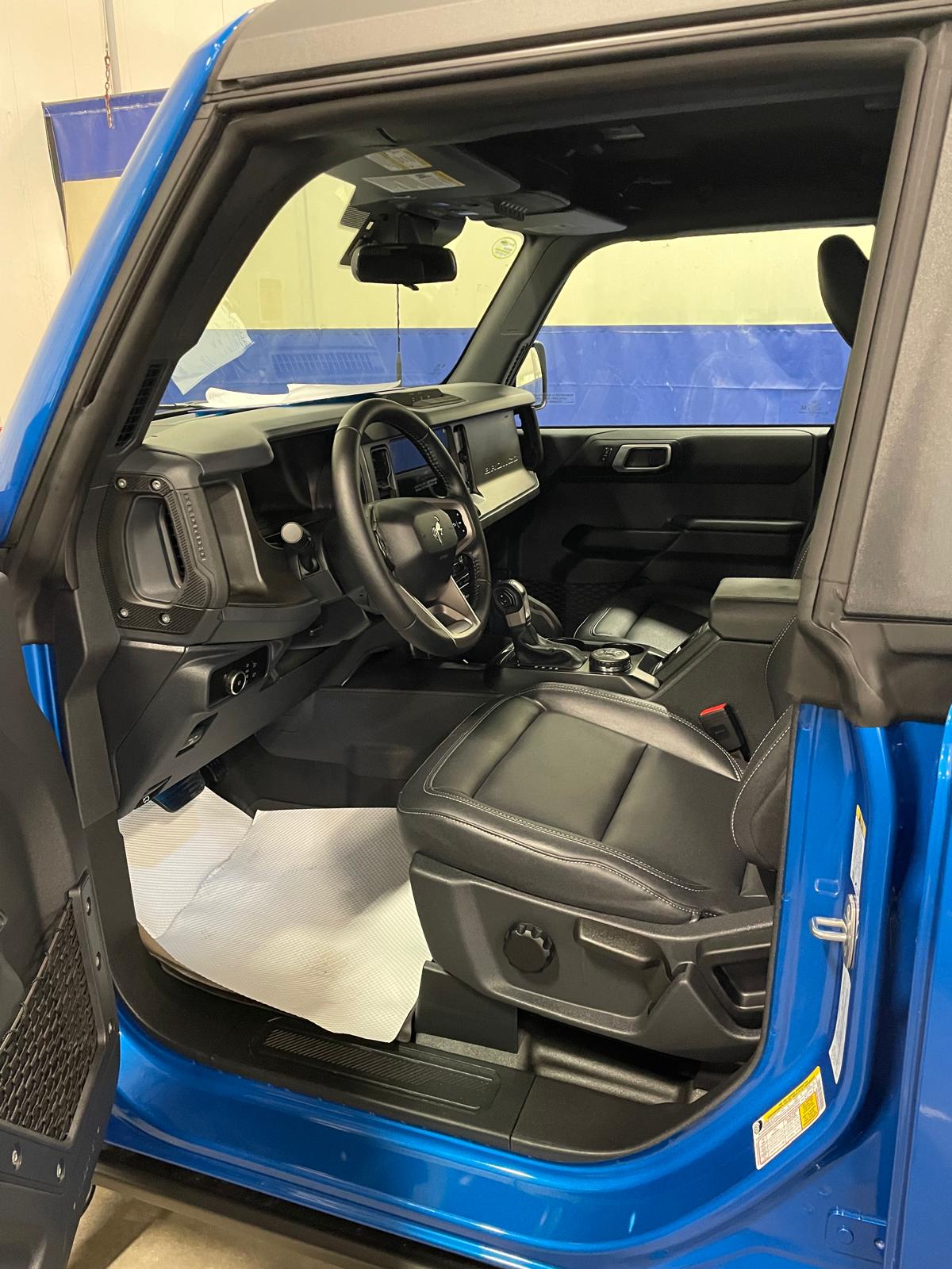 Clean extracted car seats and upholstery
