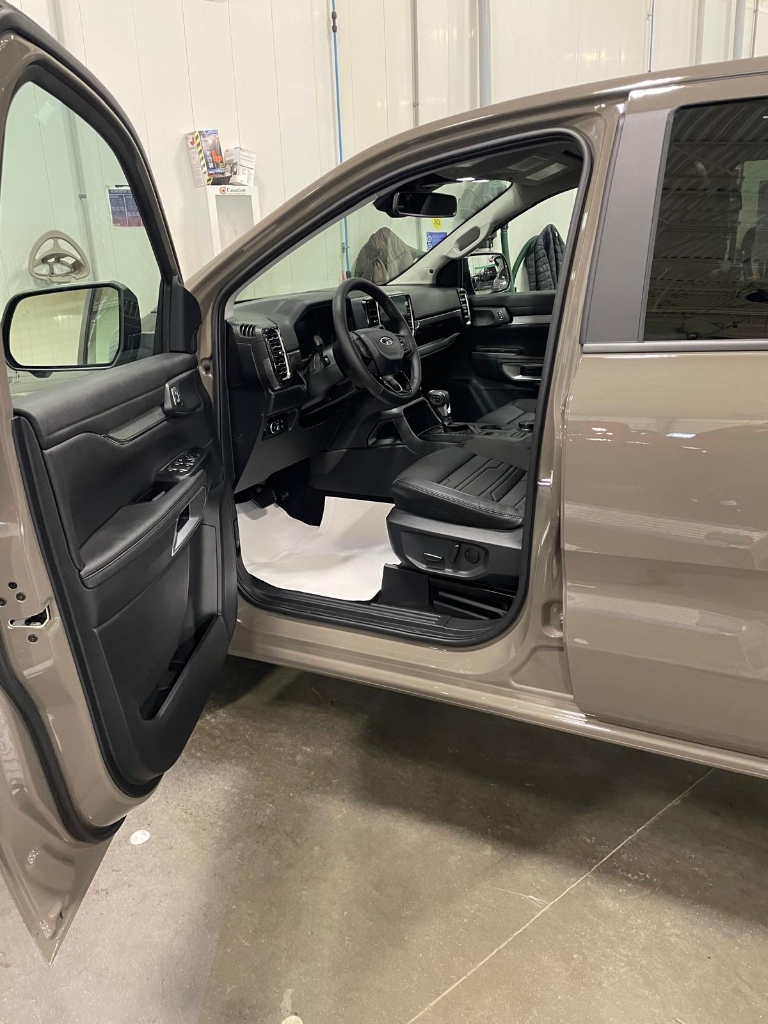 Clean extracted car interior and leather seating
